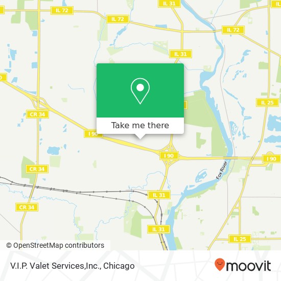 V.I.P. Valet Services,Inc. map