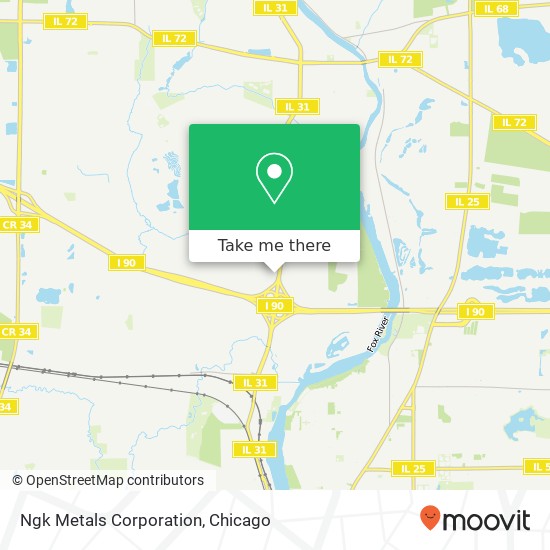 Mapa de Ngk Metals Corporation