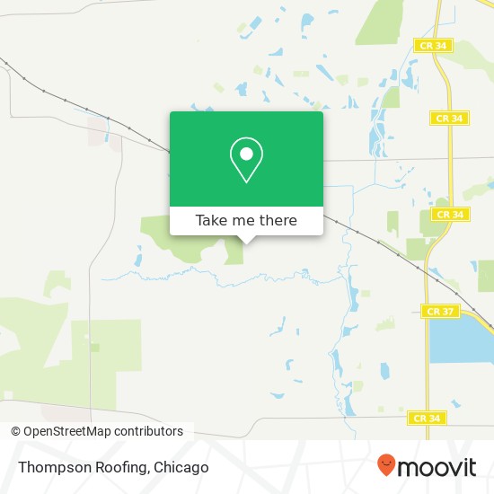 Mapa de Thompson Roofing