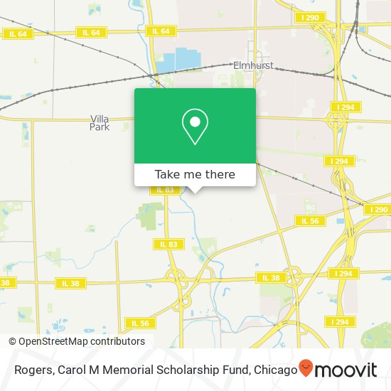 Mapa de Rogers, Carol M Memorial Scholarship Fund