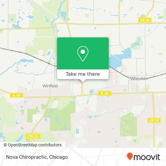 Nova Chiropractic map