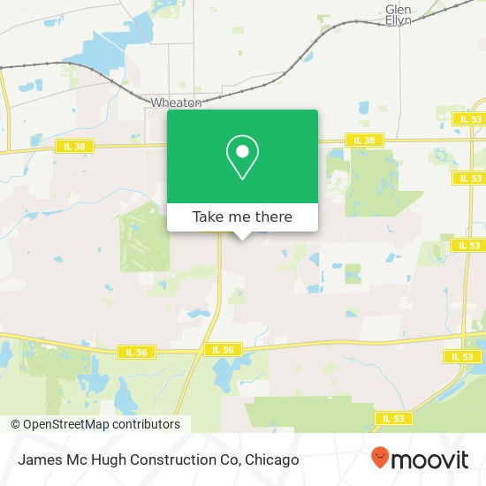 James Mc Hugh Construction Co map