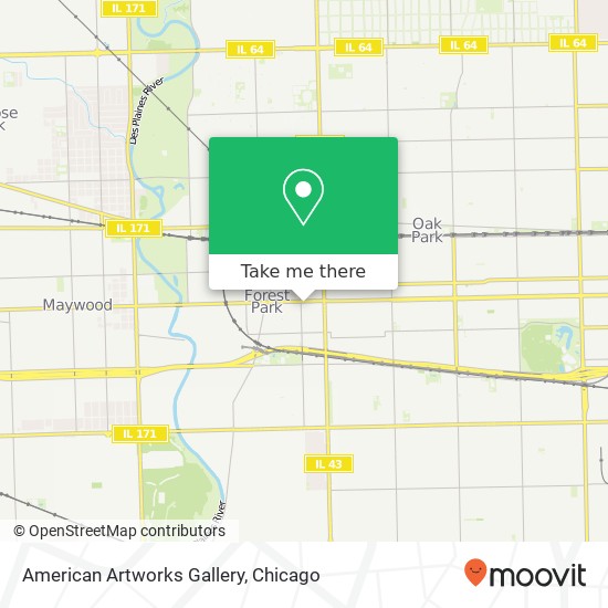 Mapa de American Artworks Gallery