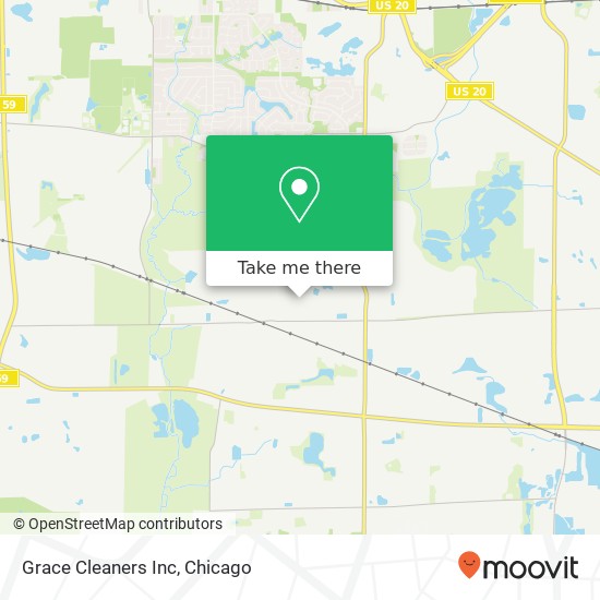 Grace Cleaners Inc map