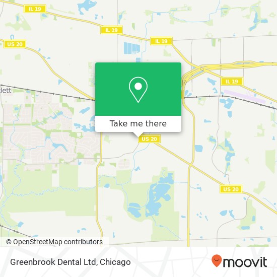 Mapa de Greenbrook Dental Ltd