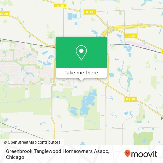 Mapa de Greenbrook Tanglewood Homeowners Assoc