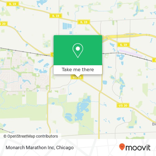 Mapa de Monarch Marathon Inc