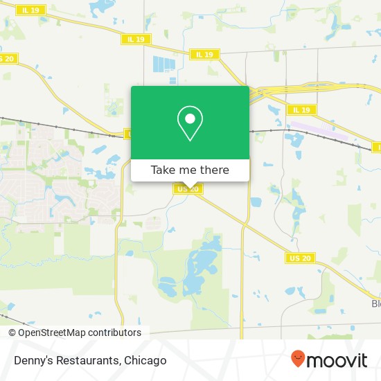 Mapa de Denny's Restaurants