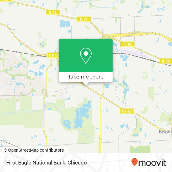 First Eagle National Bank map