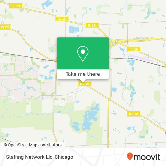 Mapa de Staffing Network Llc