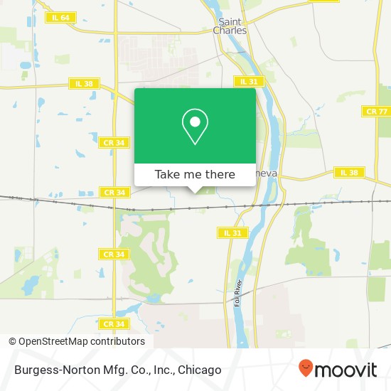 Mapa de Burgess-Norton Mfg. Co., Inc.