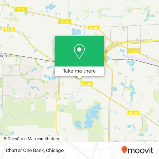 Charter One Bank map