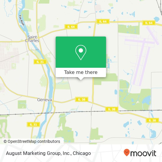 Mapa de August Marketing Group, Inc.