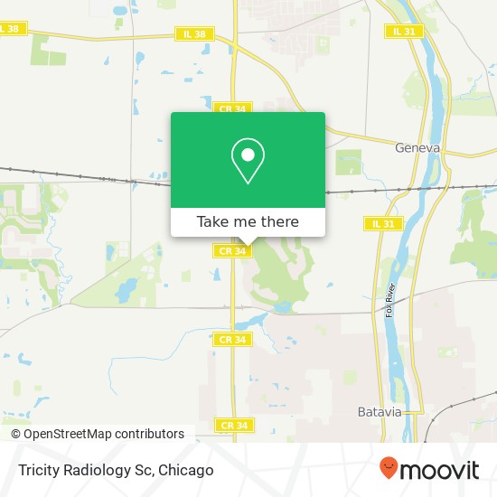 Tricity Radiology Sc map