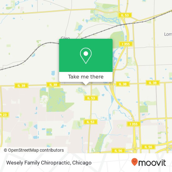 Wesely Family Chiropractic map