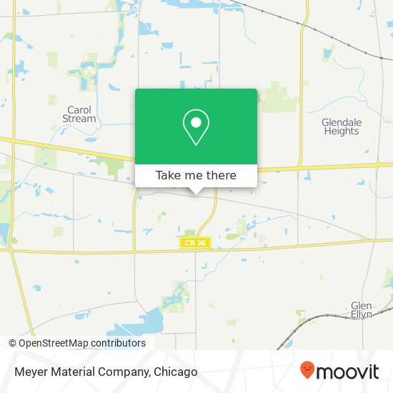 Meyer Material Company map