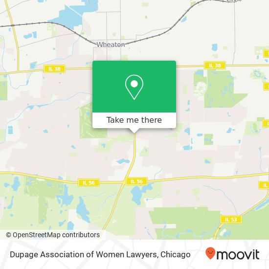 Dupage Association of Women Lawyers map