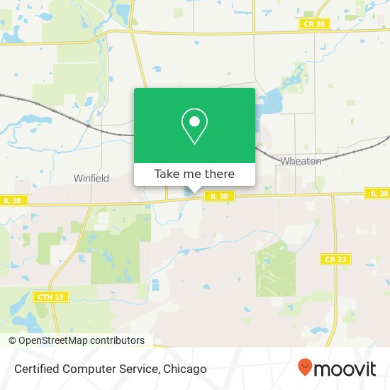 Certified Computer Service map