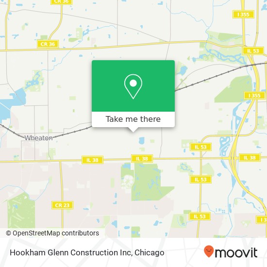 Mapa de Hookham Glenn Construction Inc