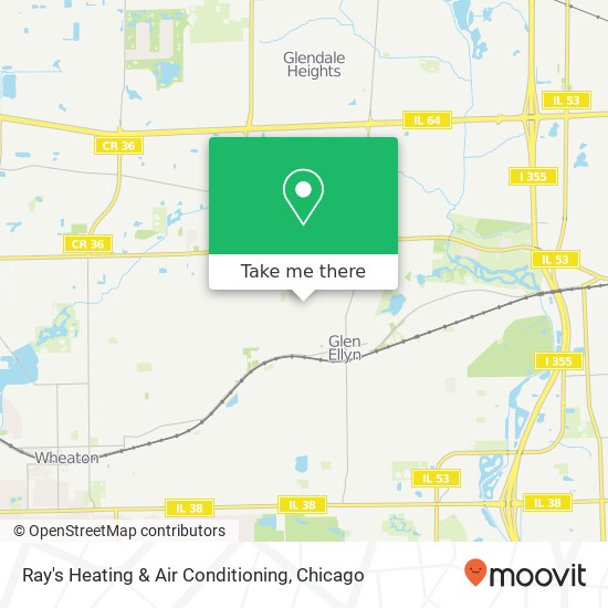 Ray's Heating & Air Conditioning map