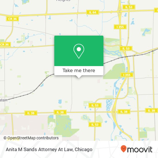 Anita M Sands Attorney At Law map