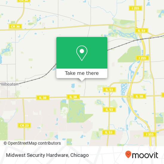 Midwest Security Hardware map