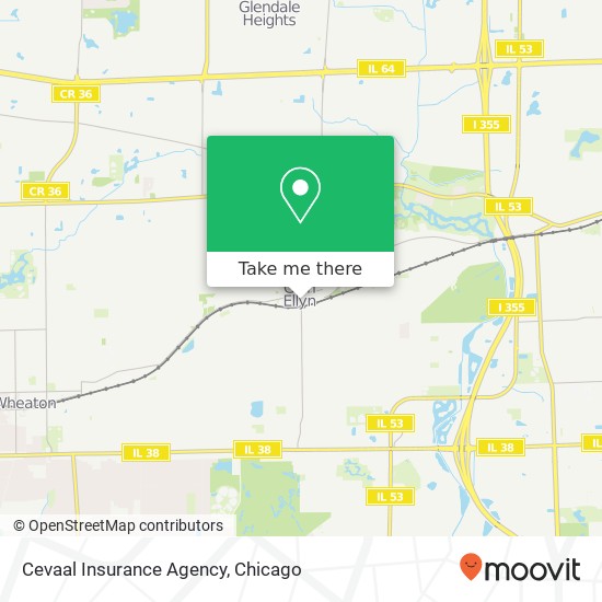 Cevaal Insurance Agency map