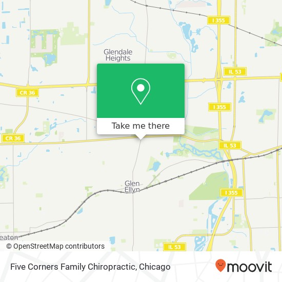 Mapa de Five Corners Family Chiropractic