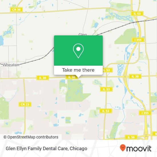 Mapa de Glen Ellyn Family Dental Care