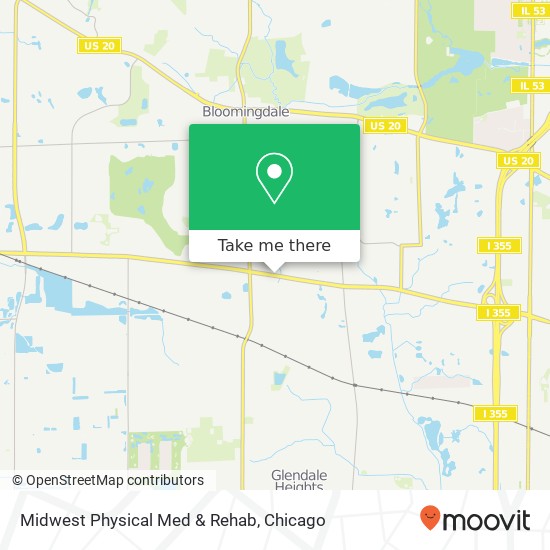 Midwest Physical Med & Rehab map