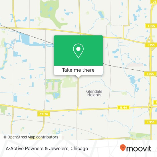 A-Active Pawners & Jewelers map