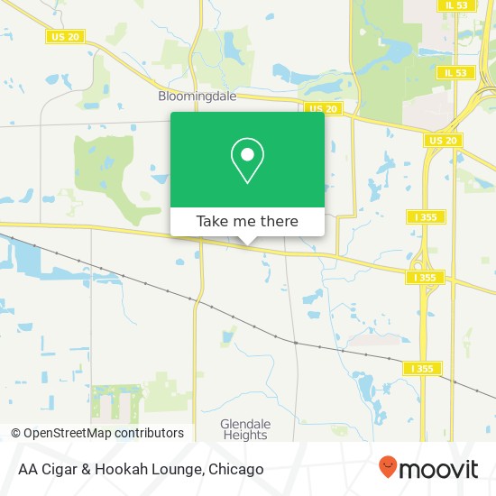 AA Cigar & Hookah Lounge map