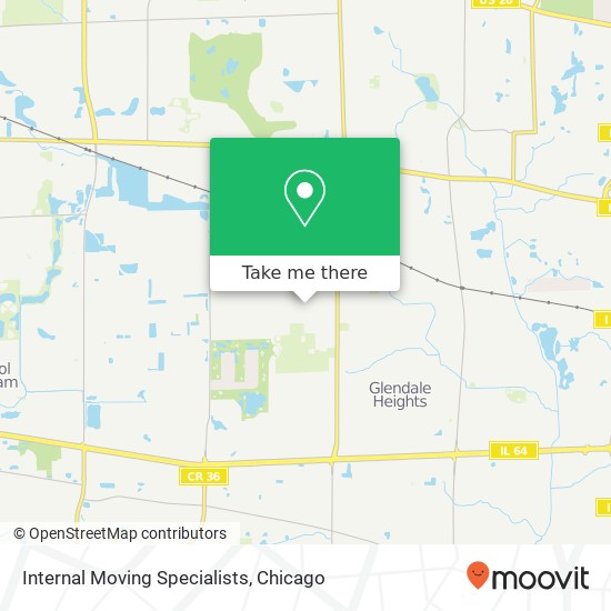 Internal Moving Specialists map