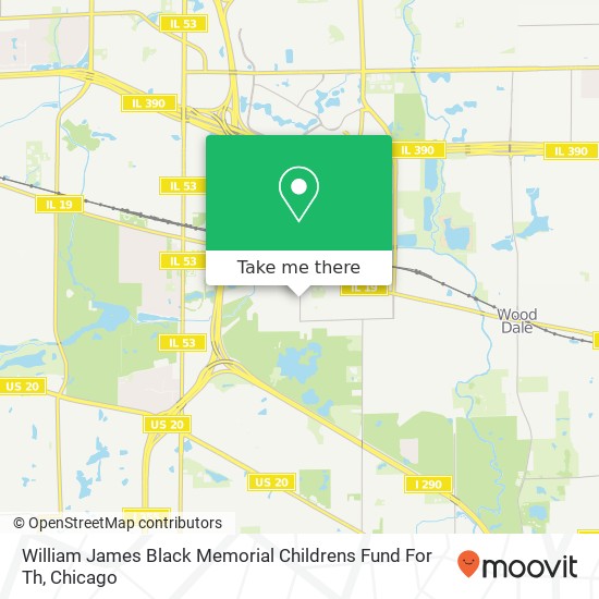 William James Black Memorial Childrens Fund For Th map