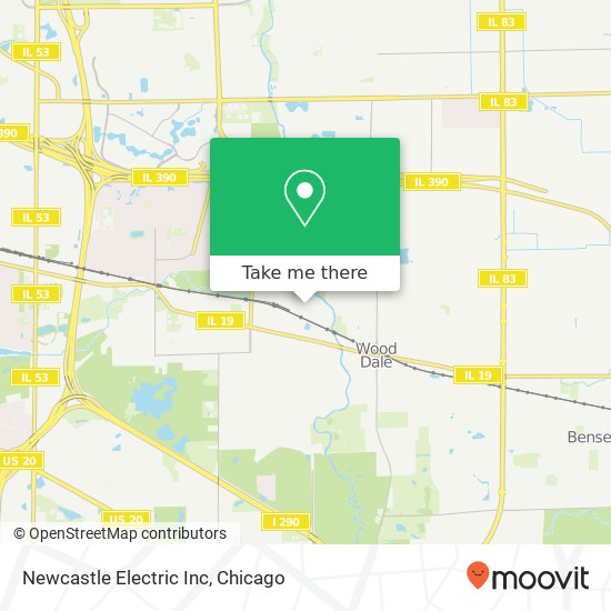Mapa de Newcastle Electric Inc