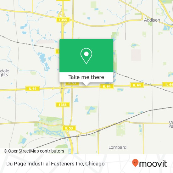 Du Page Industrial Fasteners Inc map