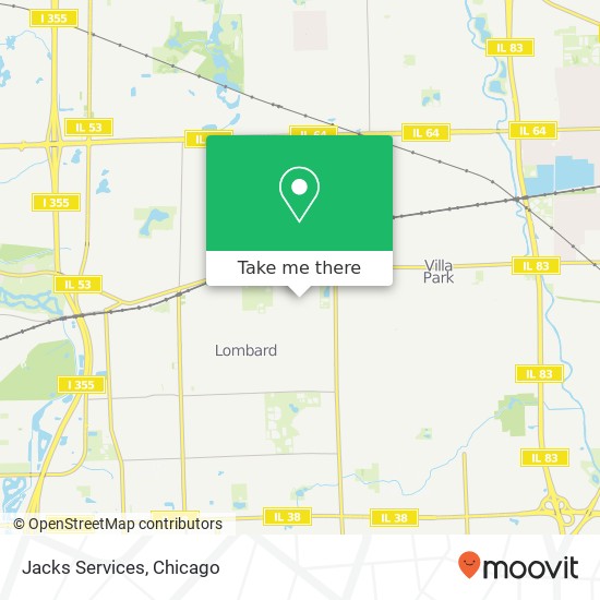 Jacks Services map