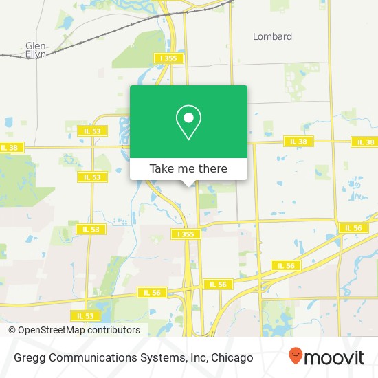 Mapa de Gregg Communications Systems, Inc