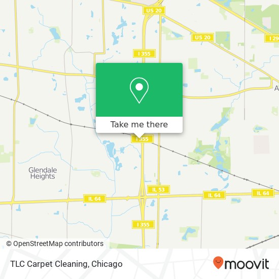 Mapa de TLC Carpet Cleaning