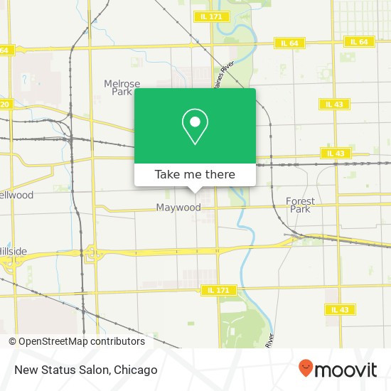 New Status Salon map