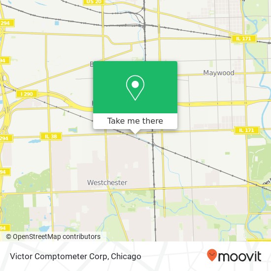 Mapa de Victor Comptometer Corp
