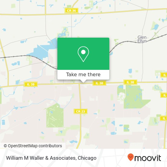 William M Waller & Associates map