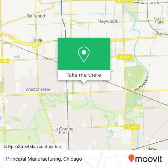 Principal Manufacturing map