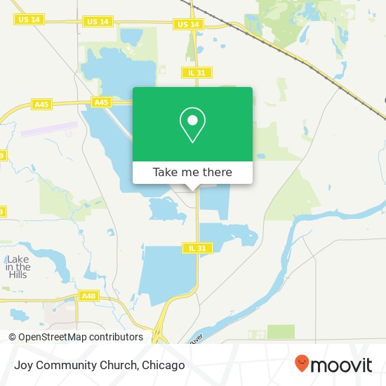 Joy Community Church map