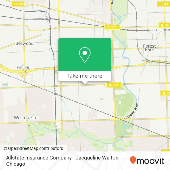 Mapa de Allstate Insurance Company - Jacqueline Walton