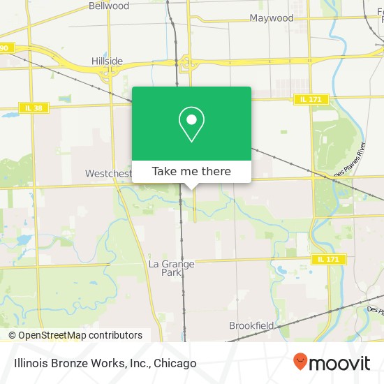 Illinois Bronze Works, Inc. map