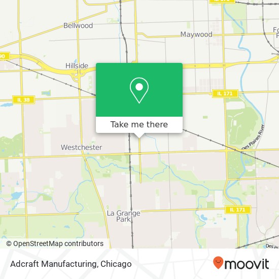 Adcraft Manufacturing map