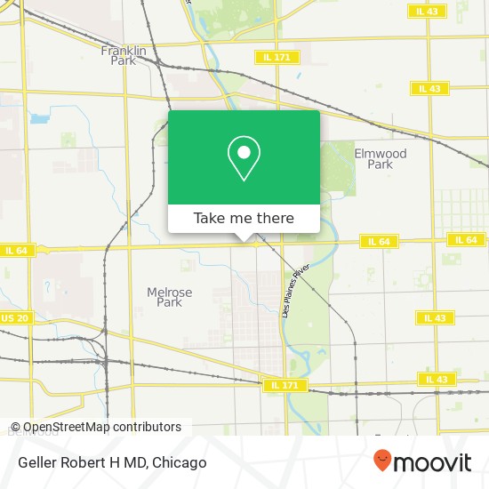 Geller Robert H MD map