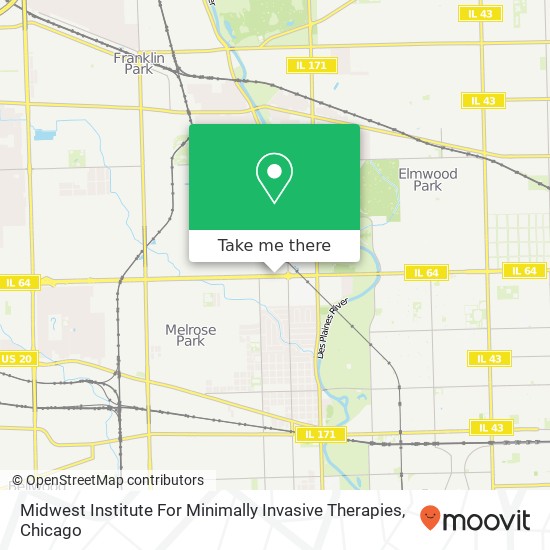 Mapa de Midwest Institute For Minimally Invasive Therapies