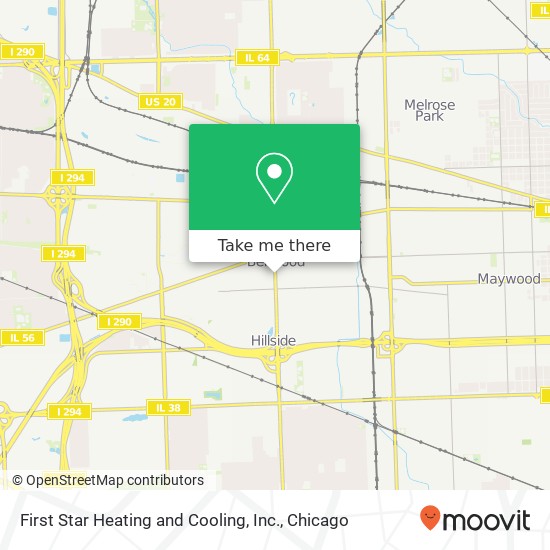 Mapa de First Star Heating and Cooling, Inc.